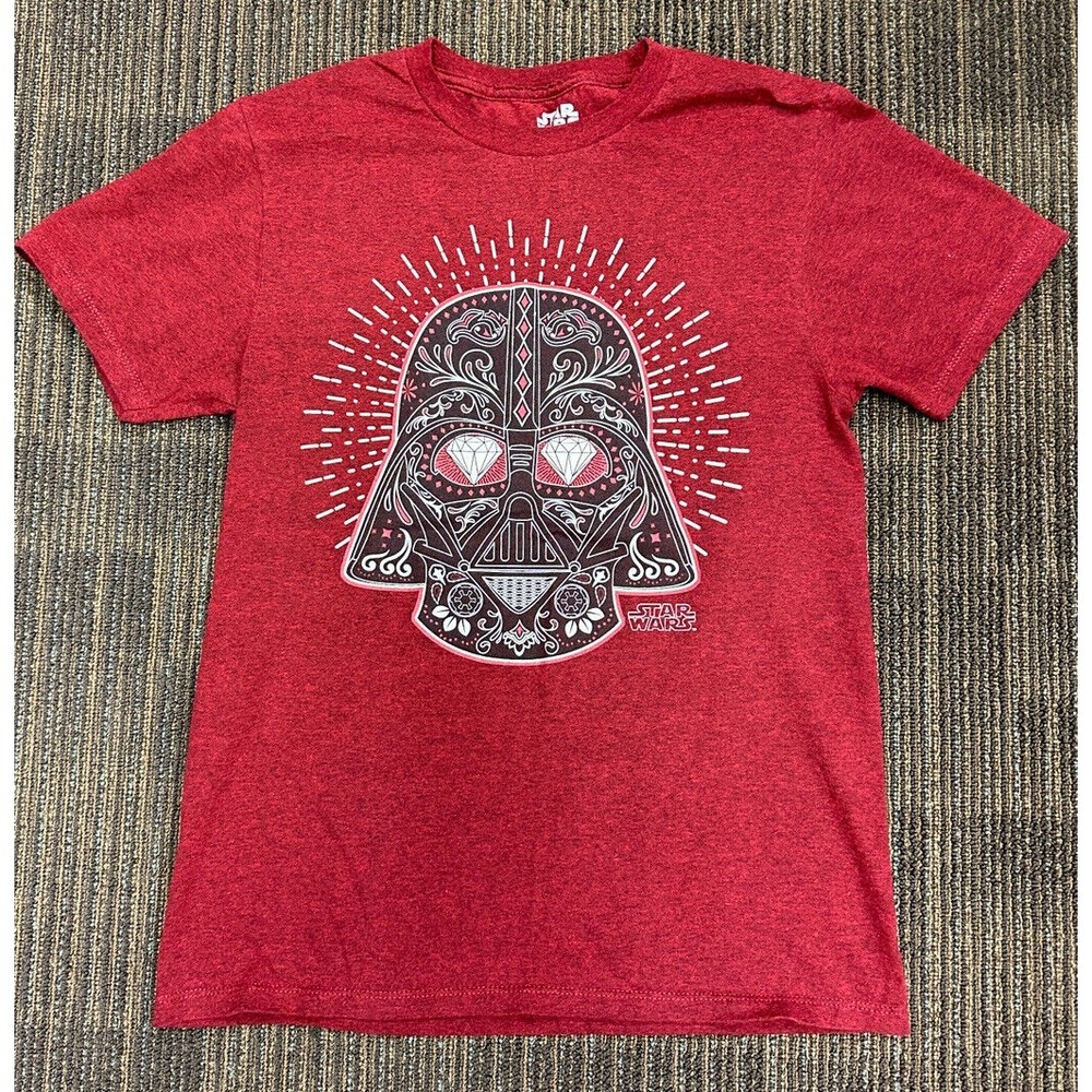 Star Wars Darth Vader Fifth Sun space‎ dyed red short sleeve shirt, sz S, GUC